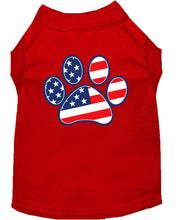 Load image into Gallery viewer, Patriotic Paw Dog Shirt