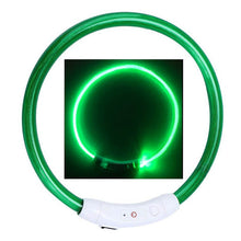 Load image into Gallery viewer, LED Rechargeable Necklace Dog Collar