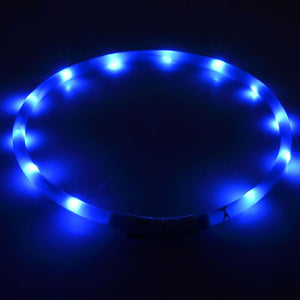 LED Rechargeable Necklace Dog Collar