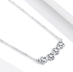 Paw Trail Necklace