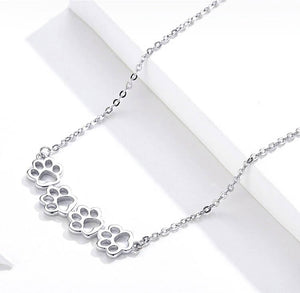 Paw Trail Necklace