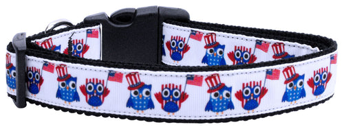 American Owls Dog Collar