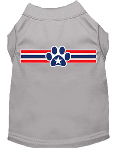 Patriotic Star Paw Dog Shirt