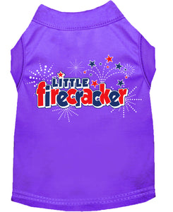 Little Firecracker Dog Shirt