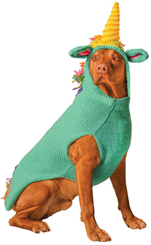 Unicorn Hoodie Dog Sweater