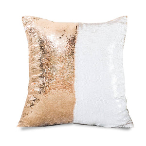 Personalized Reversible Mermaid Sequins Decorative Pillow Cover