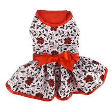 Load image into Gallery viewer, Holiday Dog Harness Dress - Holly