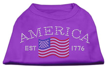 Load image into Gallery viewer, Classic American Rhinestone Dog Shirt
