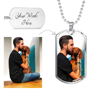 Picture Dog Tag Necklace