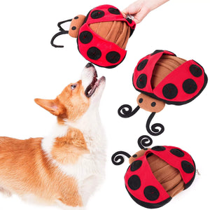 Ladybug Snuffle Treat Dog Puzzle Toy