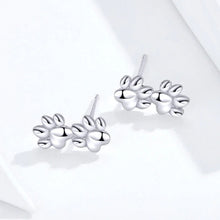 Load image into Gallery viewer, Twin Paw Stud Earrings