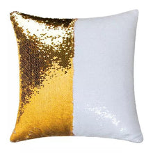 Load image into Gallery viewer, Personalized Reversible Mermaid Sequins Decorative Pillow Cover