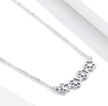 Load image into Gallery viewer, Paw Trail Necklace