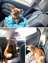 Load image into Gallery viewer, Adjustable Dog Car Headrest Restraint Seat Belt