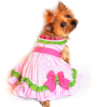 Load image into Gallery viewer, Watermelon Dog Harness Dress